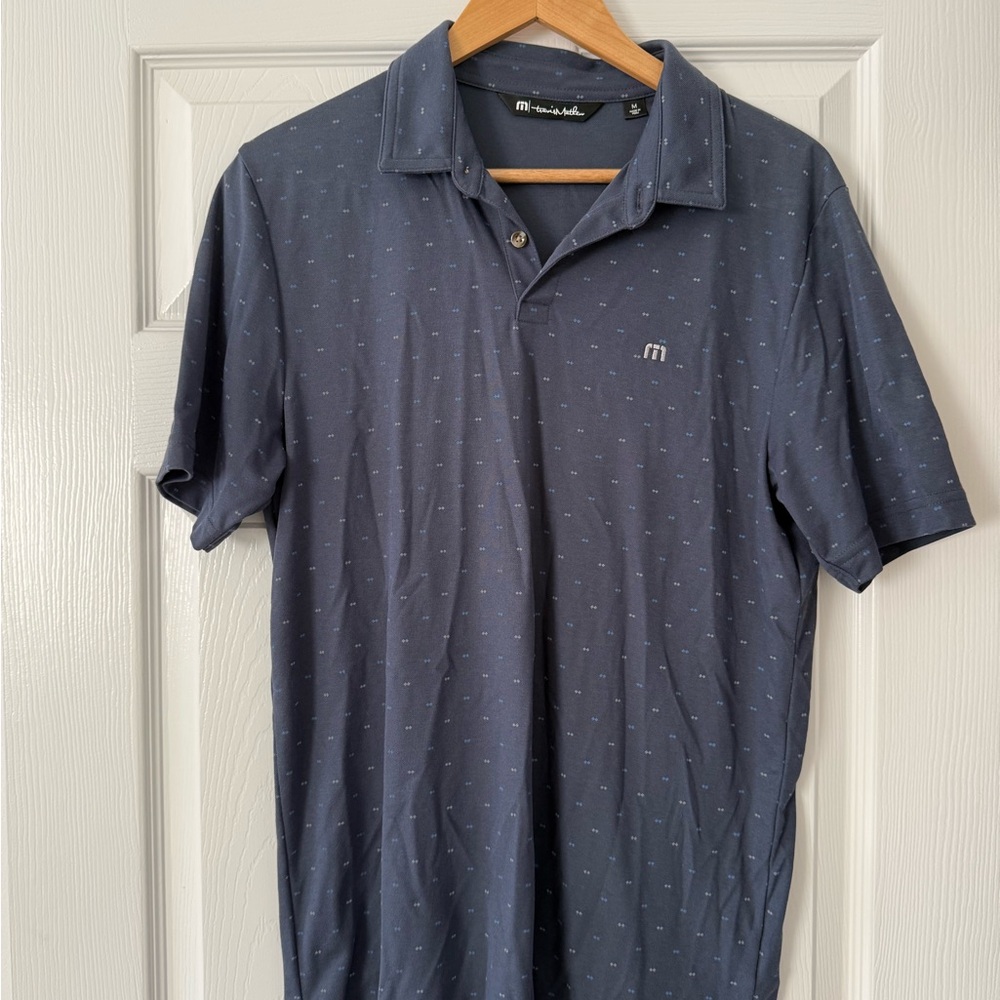 Travis Matthews Men's Navy Blue Polo Shirt